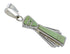 Southwest Turquoise Inlay Authentic Sterling Silver Pendant RX54318